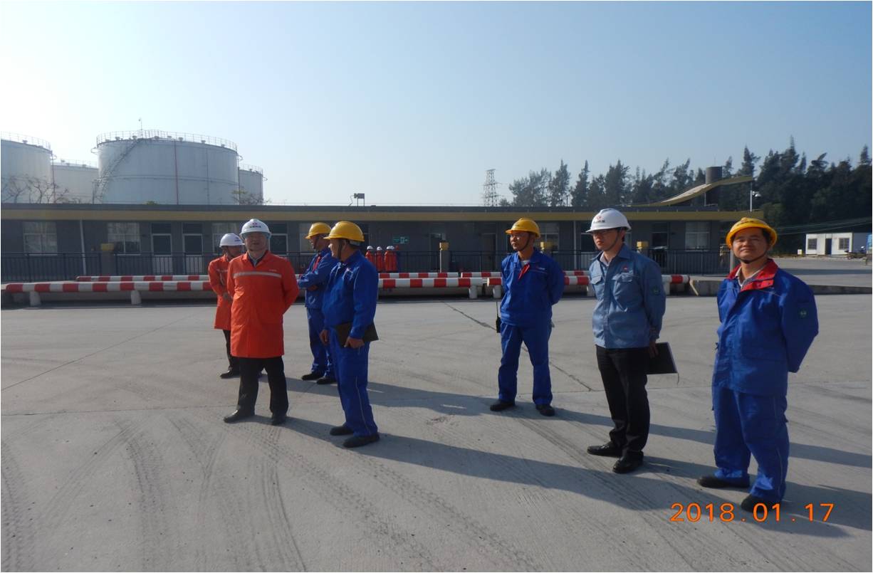 2018年1月17日，股份公司董事長曾一平對新源茂名油庫進行節前安全大檢查.jpg